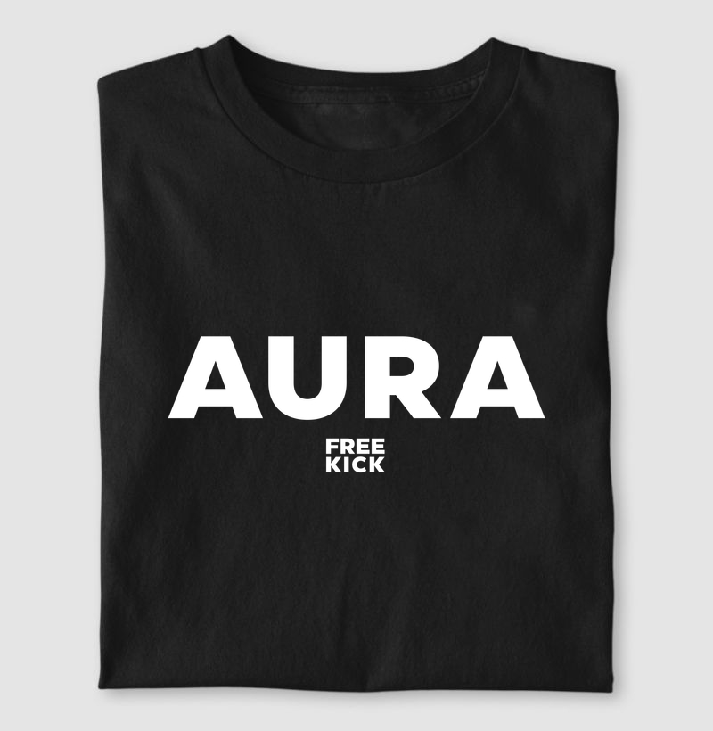 CAMISETA FREE KICK AURA LOGO BRANCO