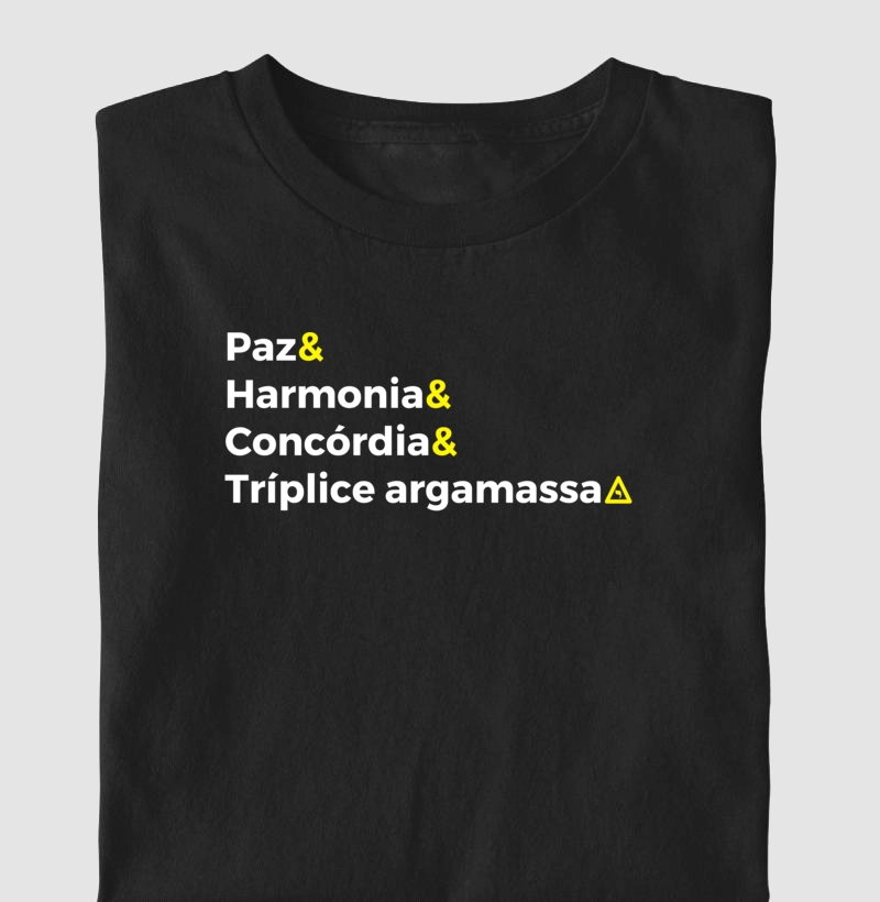 Camiseta Tríplice Argamassa