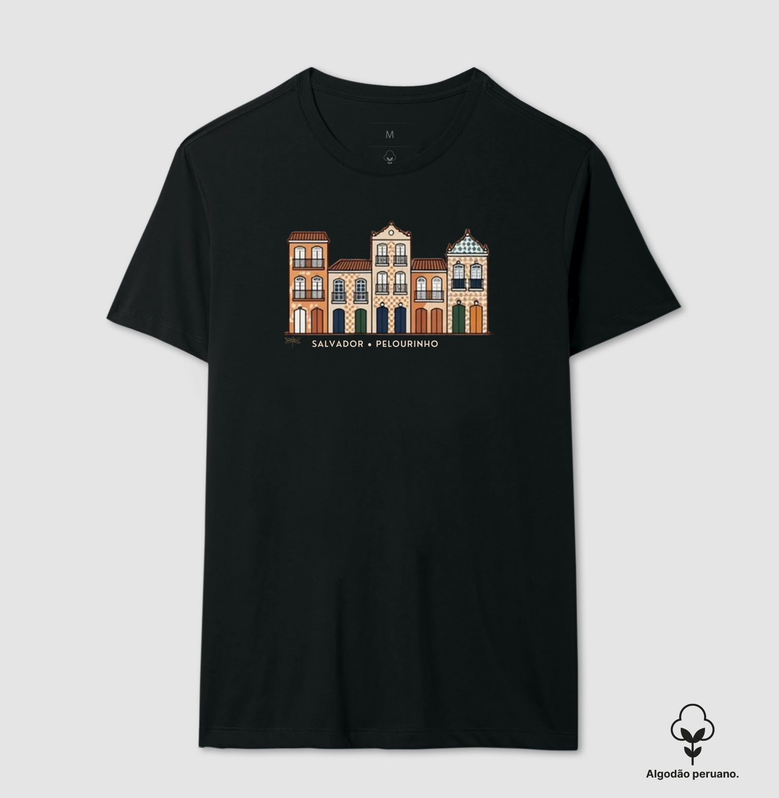 Camiseta Pelourinho Salvador - Camiseta Algodão Peruano