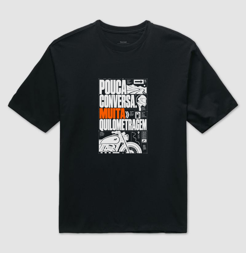 Muita Quilometragem - Camiseta Oversized