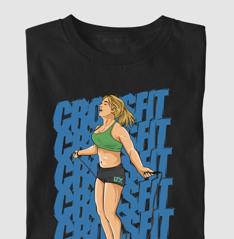 Mulher fazendo Double Under V01