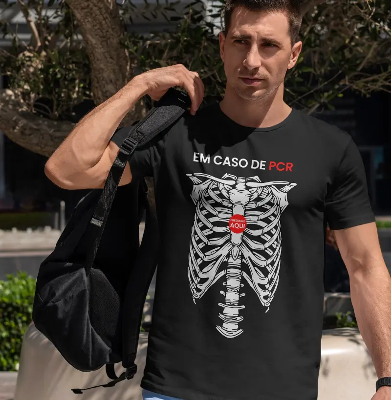 Estampa PCR Reanimação Emergência