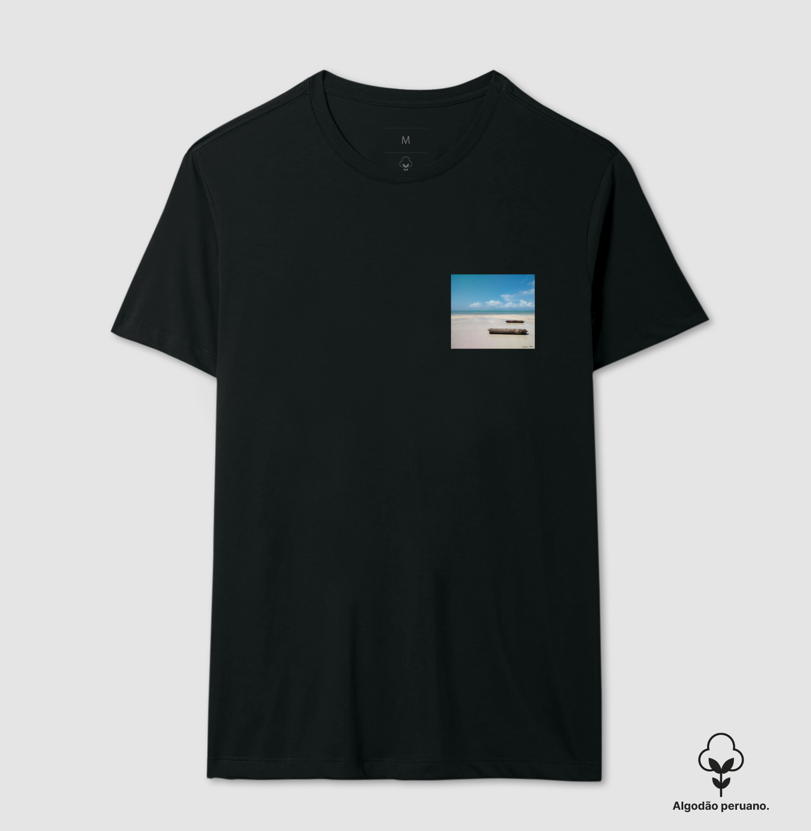 Camiseta Praia #3 Bolso