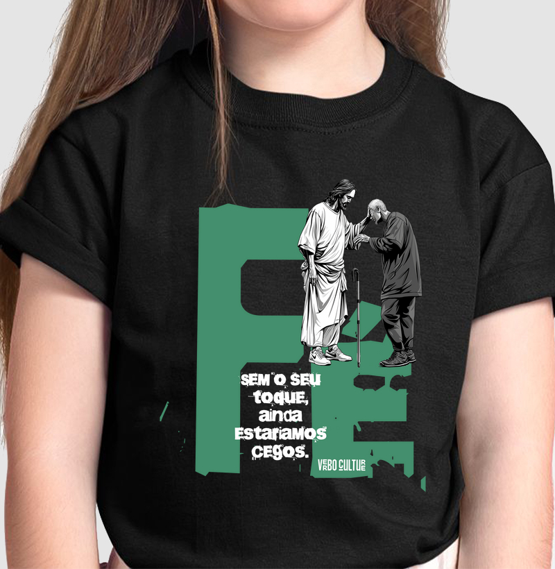 CAMISETA "FÉ É UMA DADIVA DIVINA"