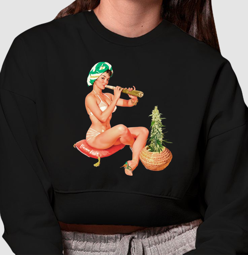 Encantadora de Beck Moletom Cropped Premium