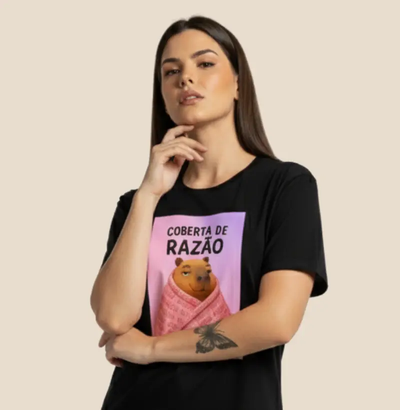 Camiseta Capi da Razão