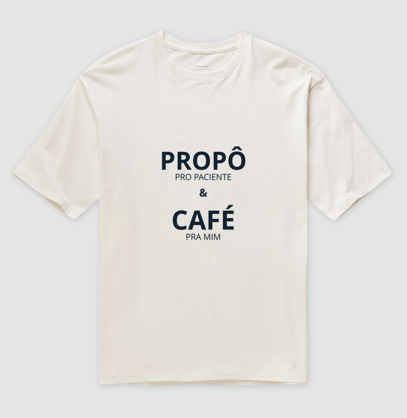 Propô para o paciente café para mim