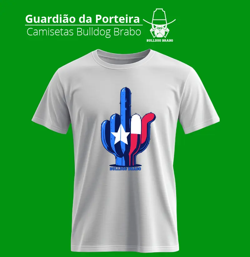 Middle Finger Texas Country Bulldog Brabo - Camiseta