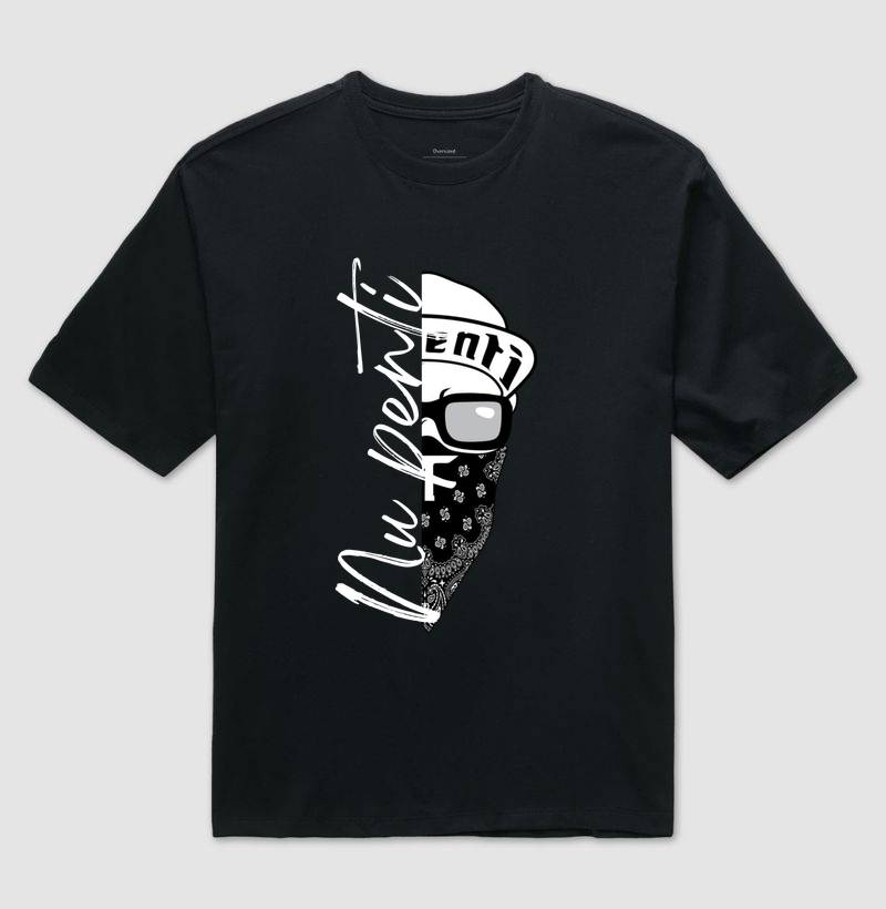 Camiseta Oversized Gangsta Nu penti