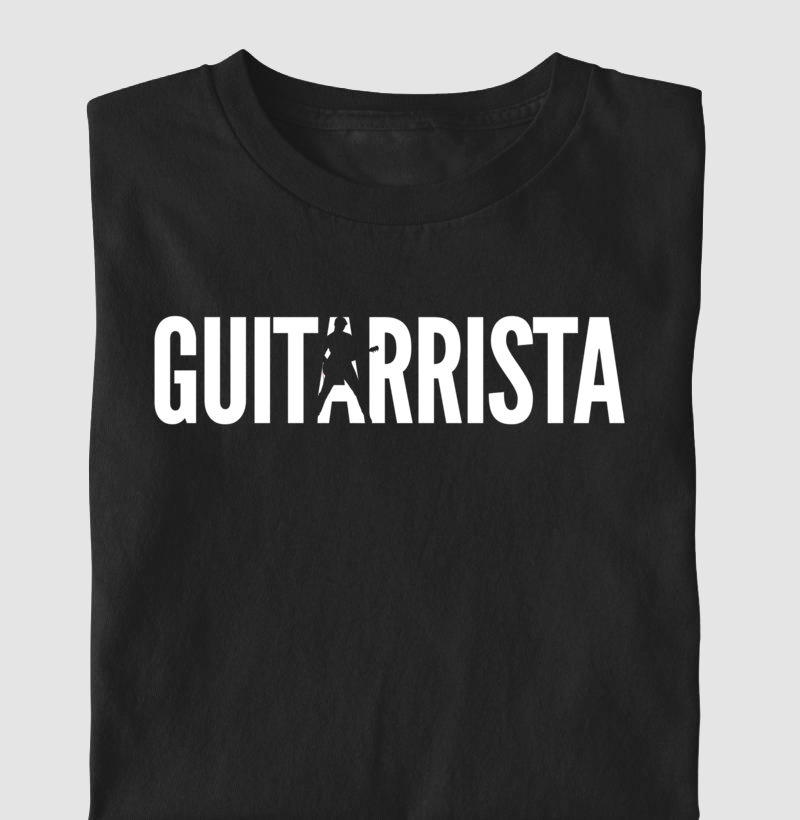 Guitarrista em Silhueta - Camiseta