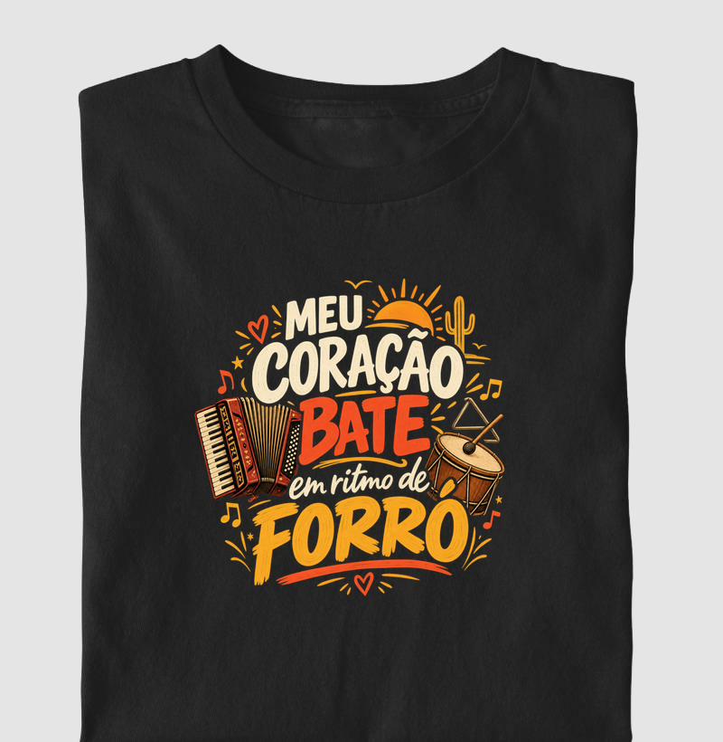 Meu coração bate em ritmo de forró
