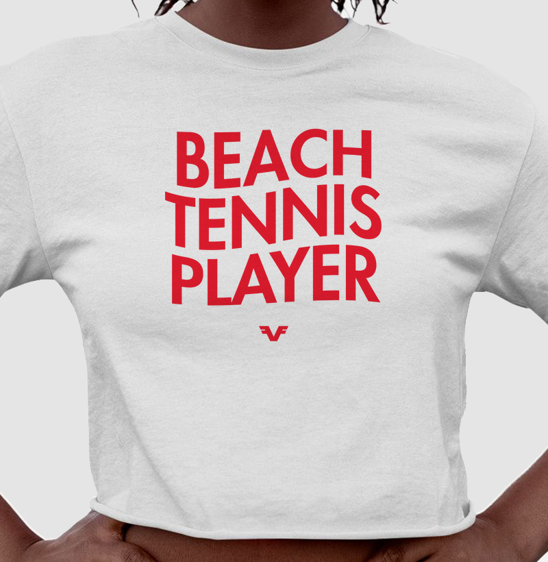 Cropped Beach Tenis Player