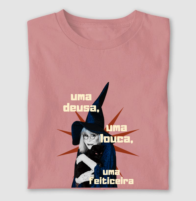 uma deusa, uma louca - rita lee - Camiseta