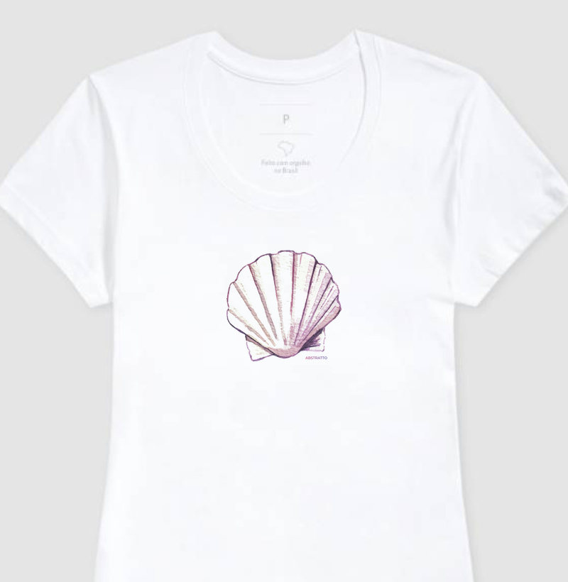 Camiseta Feminina Shell