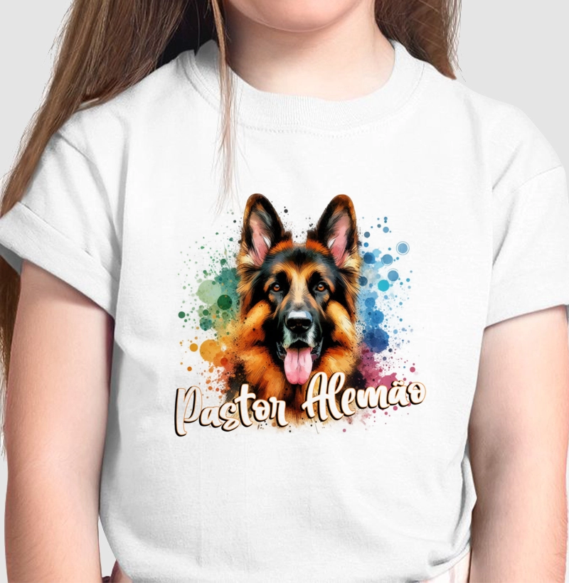 Pastor Alemão Colorful