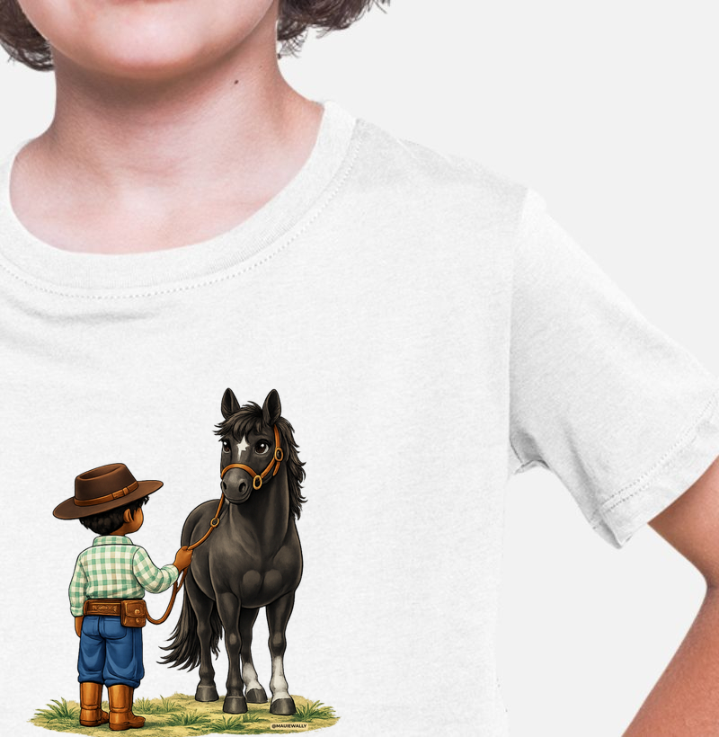 Menino moreno e Cavalo 2