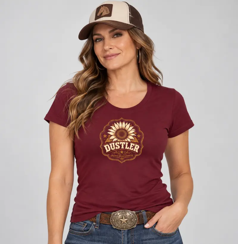 Baby Look Country Dustler Girassol
