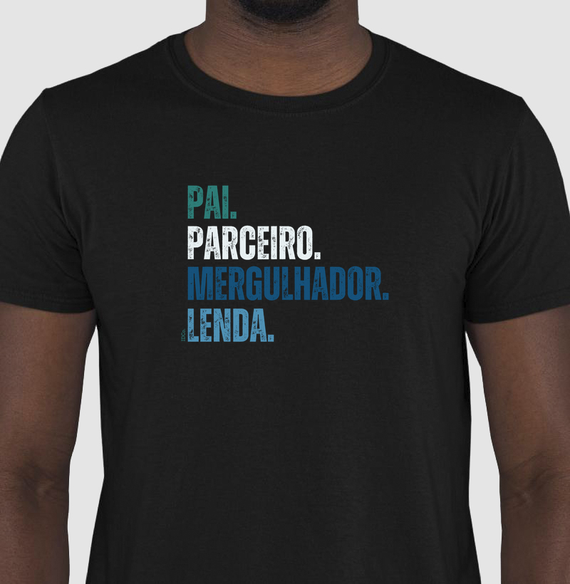 Pai Parceiro Mergulhador Lenda 
