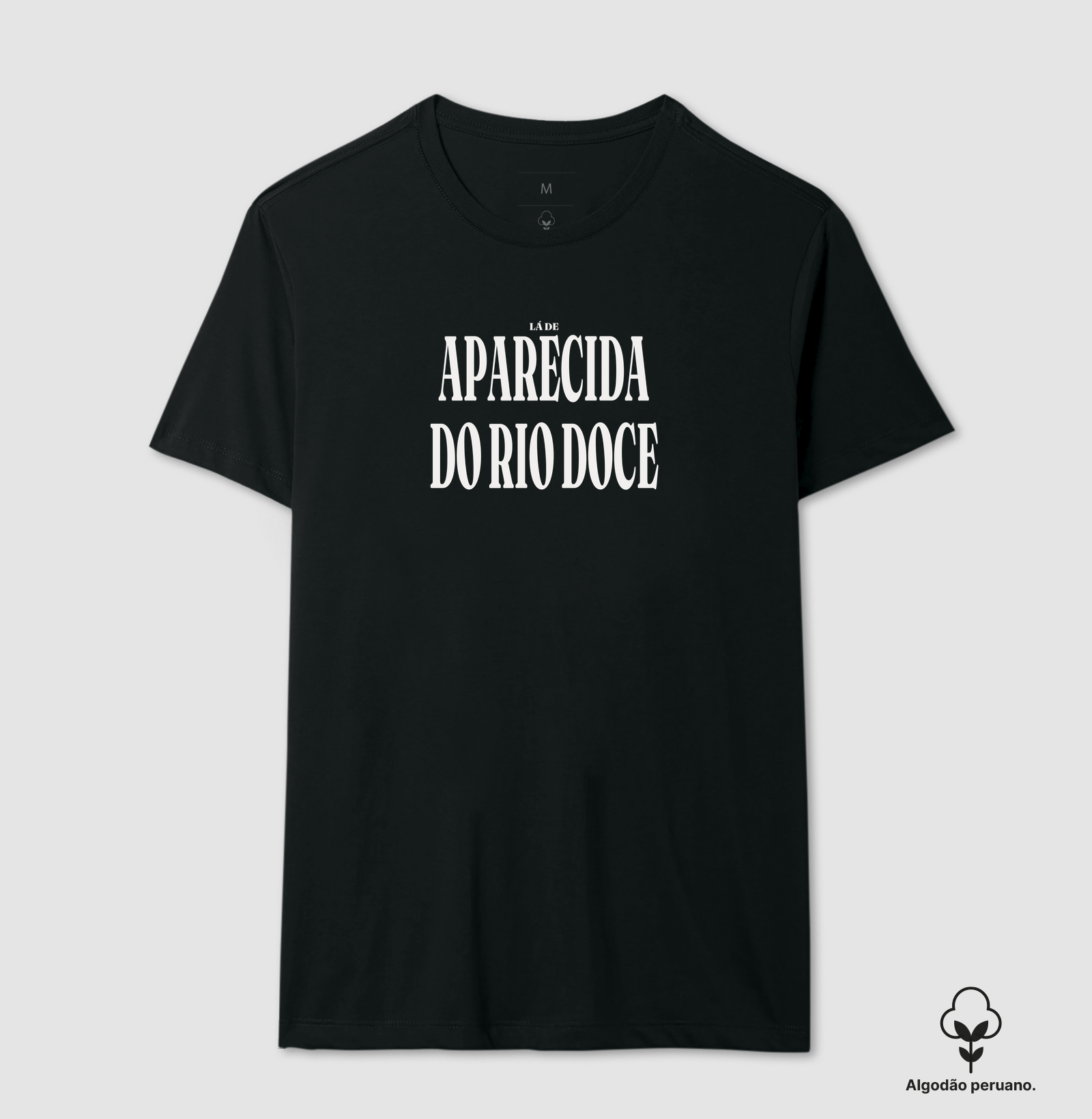 Aparecida do Rio Doce | Tipografia GO - Camiseta Algodão Peruano