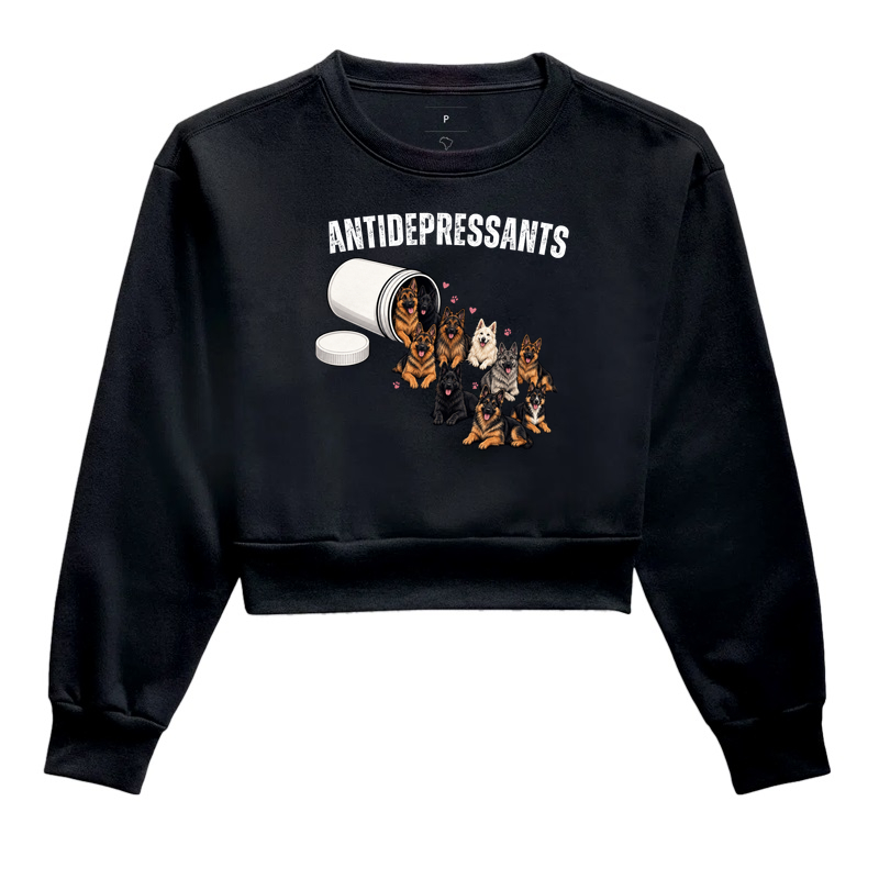Antidepressants - Cropped Moletom