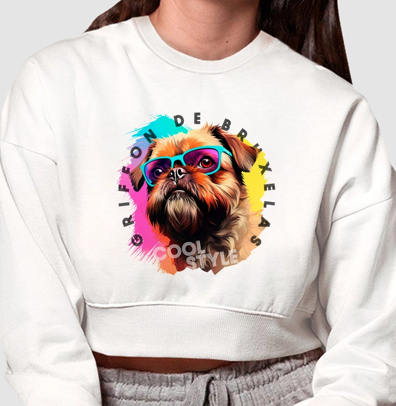 Moletom Cropped Griffon Ai