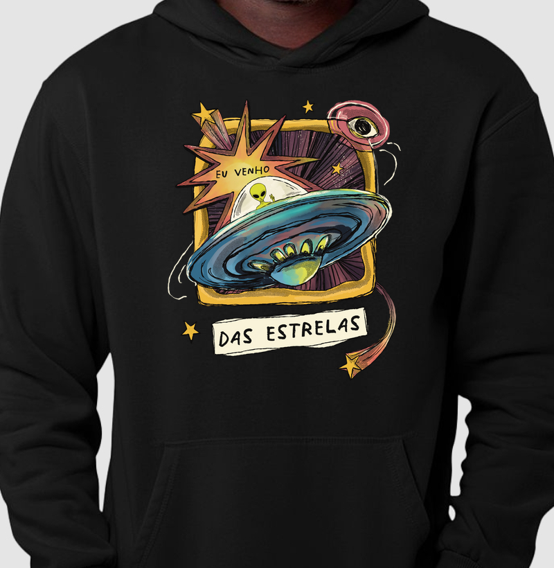 Camiseta Eu venho das Estrelas