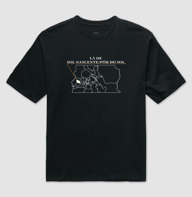 Sol Nascente/Pôr do Sol | Origem DF - Camiseta Oversized