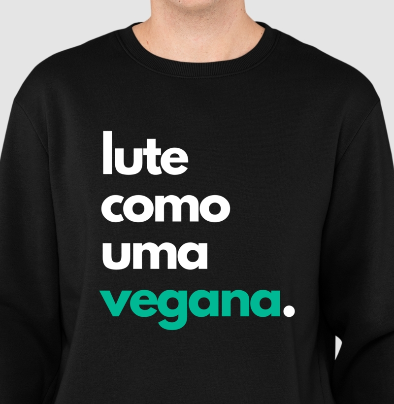 lute como uma vegana