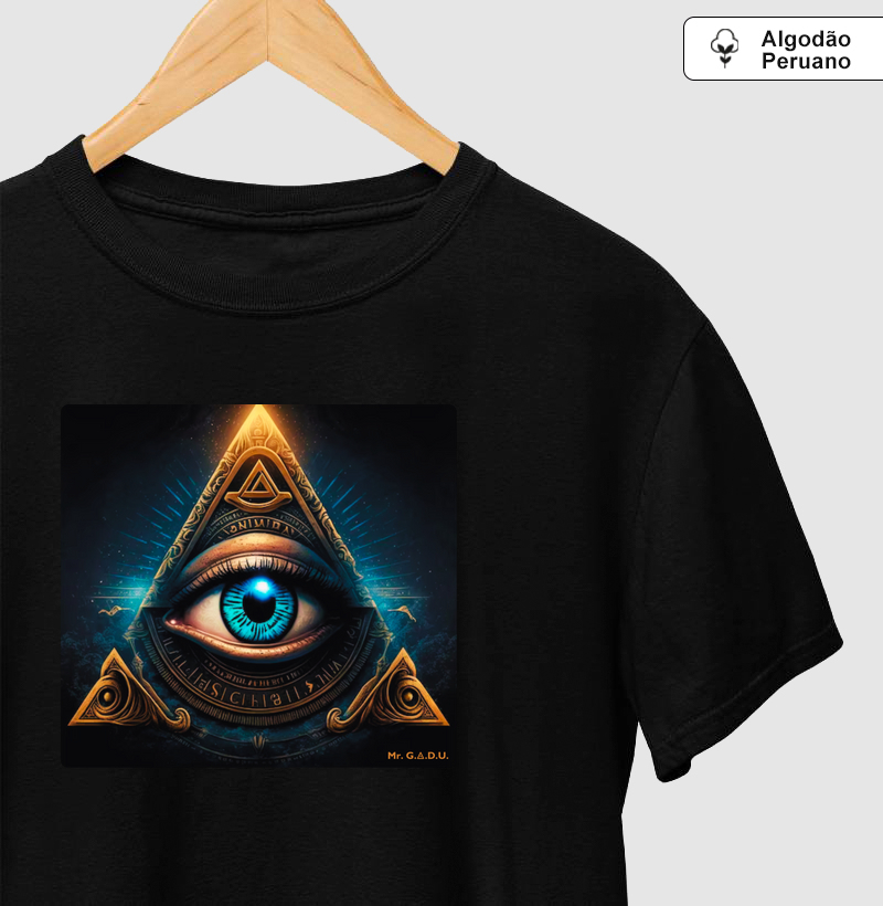 Camiseta olho que tudo vê 4 - Algodão Peruano