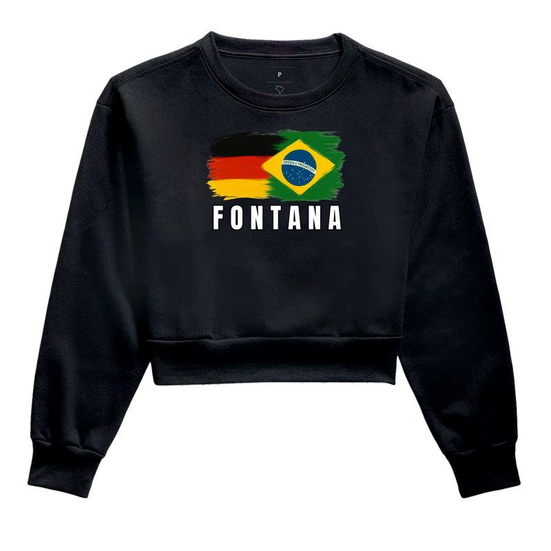 Fontana  - Cropped Moletom