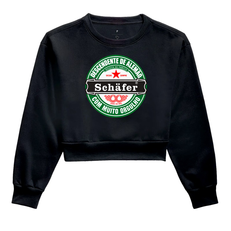 Schäfer  - Cropped Moletom