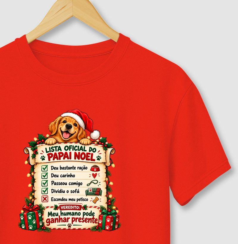 Carta do Papai Noel - Camiseta
