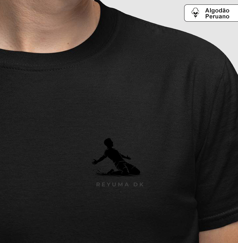 Camiseta Masculina e Feminina de Algodão Peruano Futebol "Futebol Raiz"