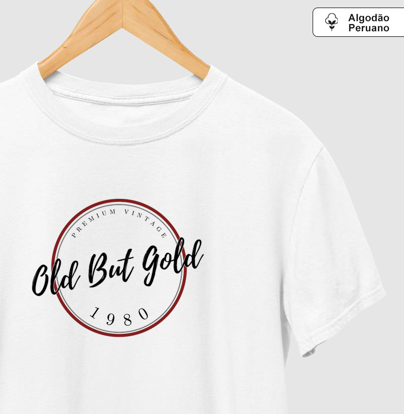 Camiseta  Algodão Peruano Old But Gold