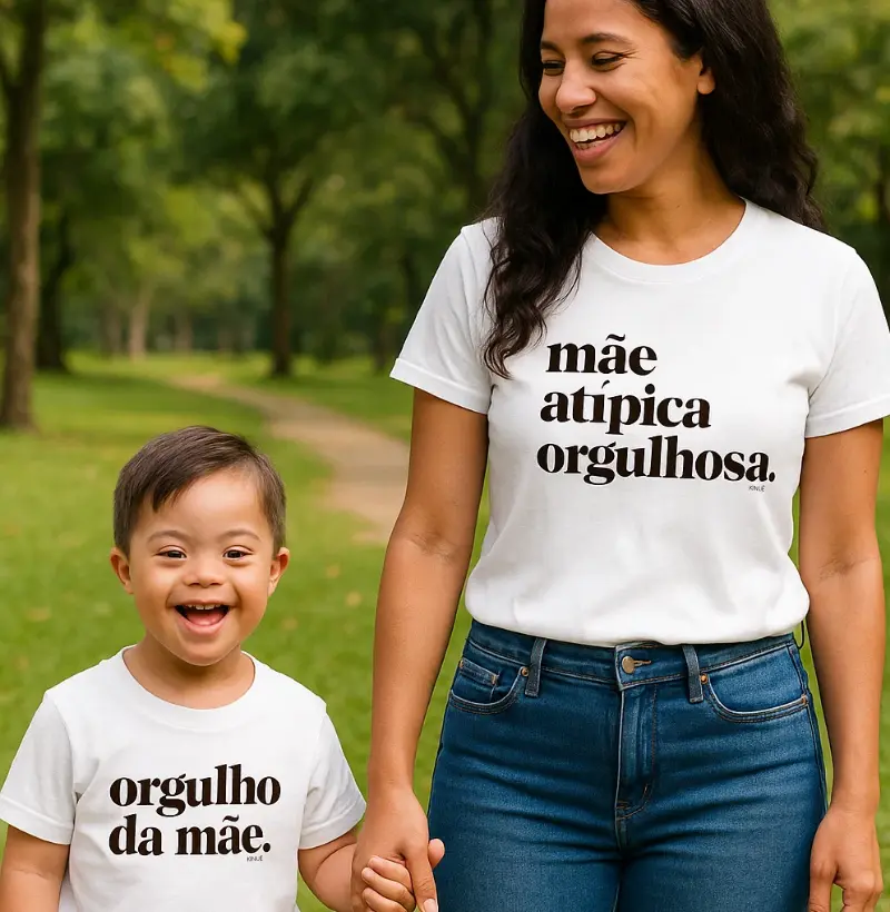 Mãe atípica orgulhosa