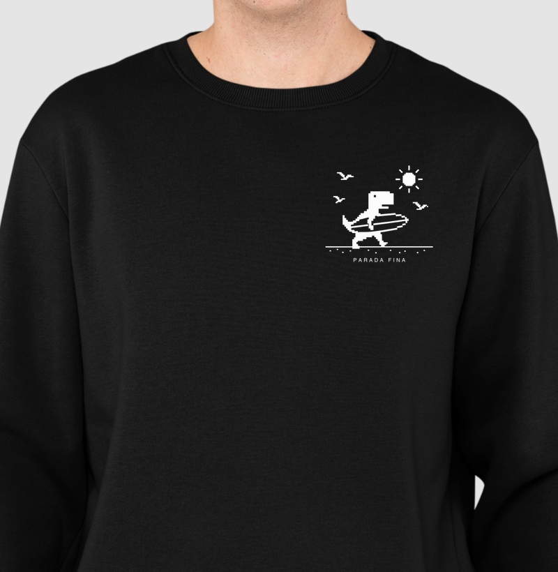 Dino Surfista – Estilo Pré-Histórico com Alma Salgada