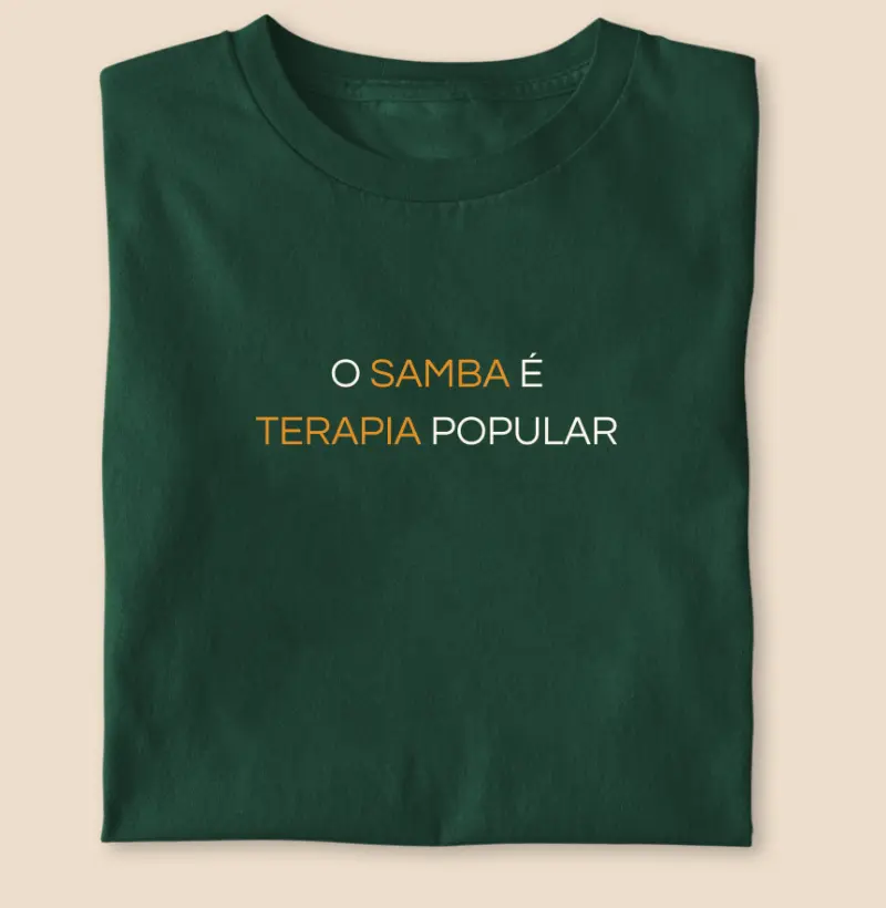 O samba é terapia popular