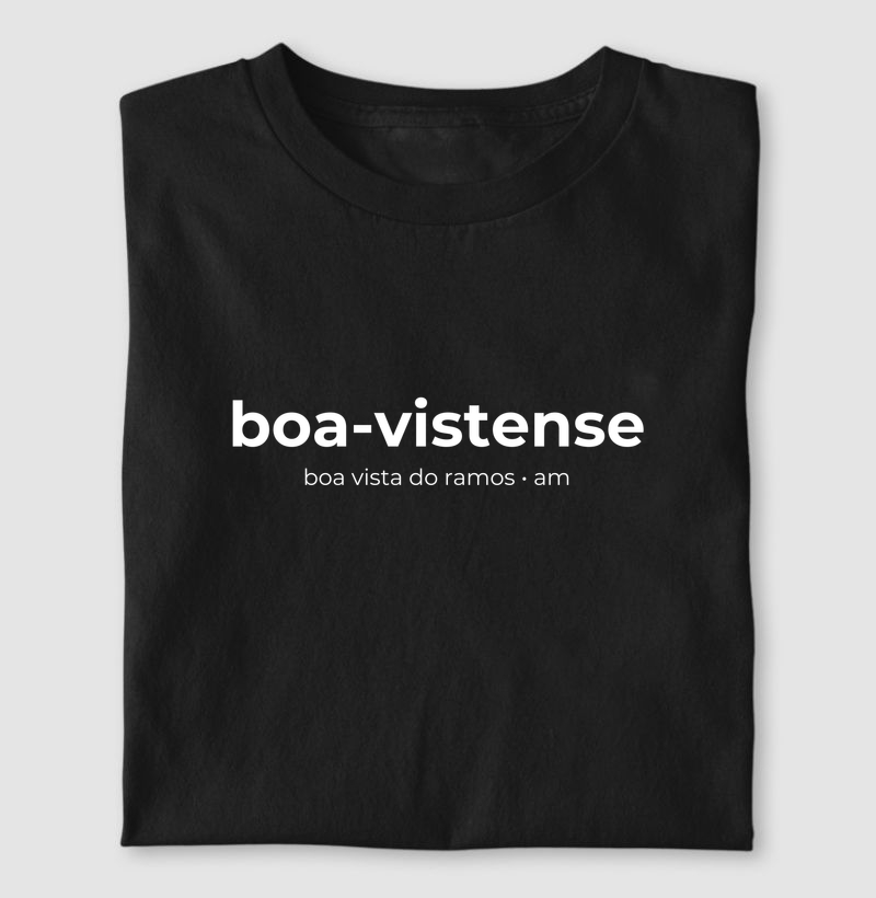 Boa-Vistense | Gentílico AM - Camiseta
