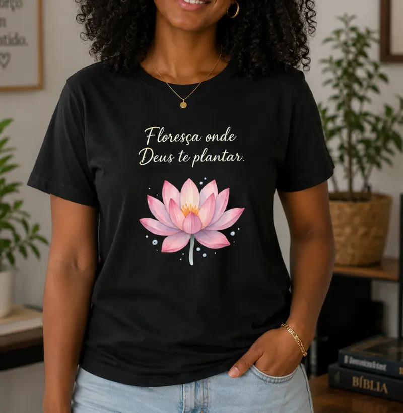 Flor de Lótus – Floresça onde Deus te plantar 