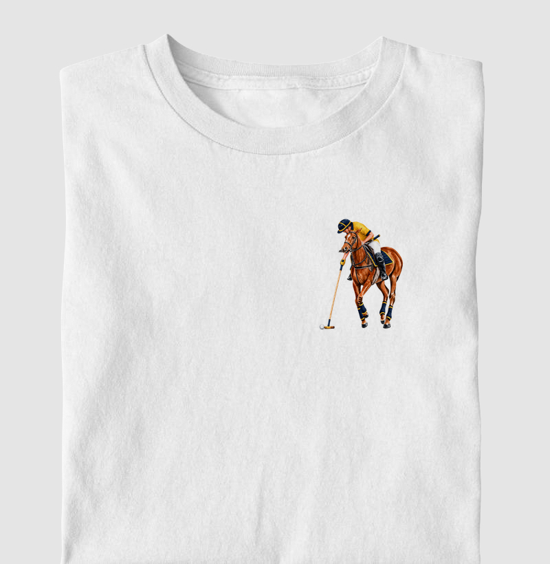 Polo - Yellow&Blue (Peito) - Camiseta Infantil