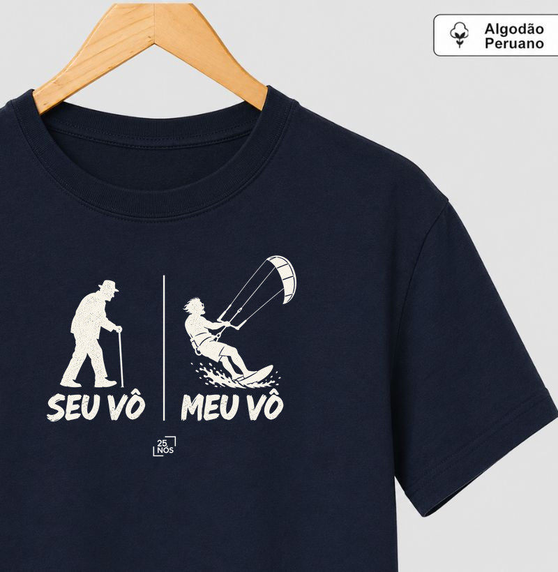 Seu Vô. Meu Vô. - Camiseta Algodão Peruano