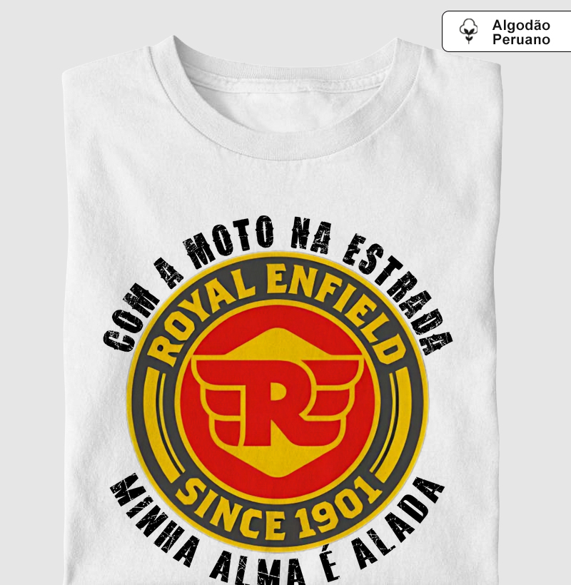 Supreme Royal Enfield (tecido algodão peruano)