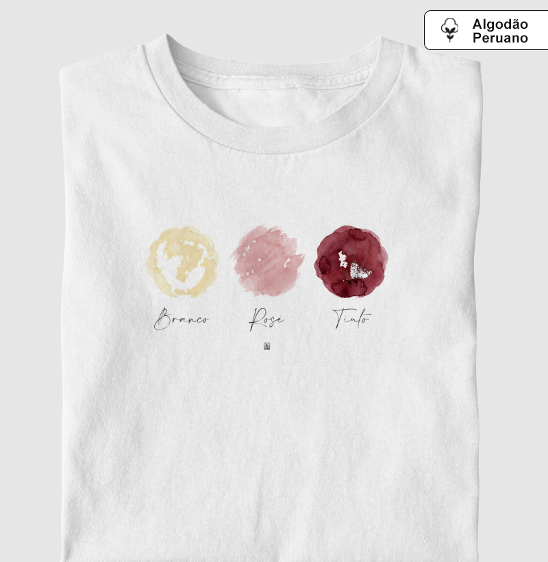 Camiseta Vinho - As Cores do Vinho