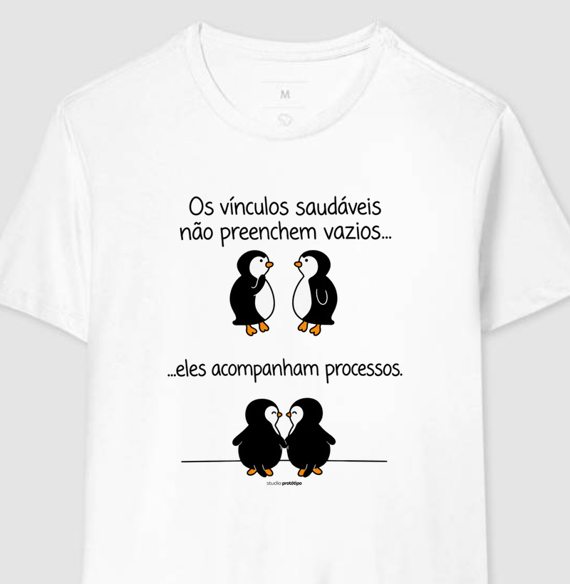 Camiseta Vínculos Que Acompanham Processos