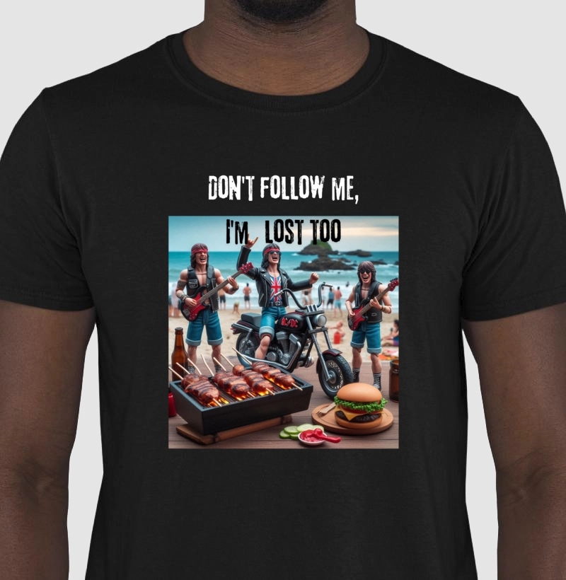 Camiseta Motociclista Don't follow me