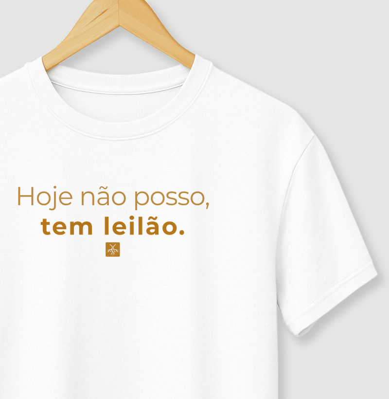 Camiseta dia de leilão