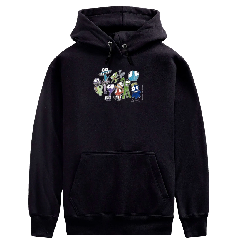 MOLETOM CAPUZ – MONSTROS COLORIDOS