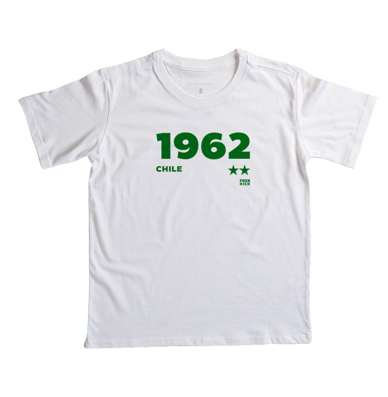 CAMISETA INFANTIL FREE KICK BRASIL 1962