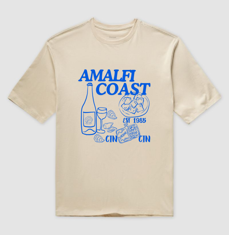Camiseta Oversized Amalfi Coast