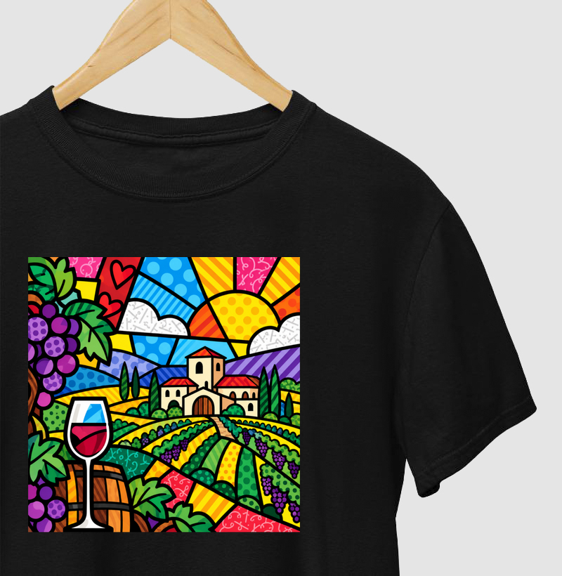 Vinícola em Pop Art